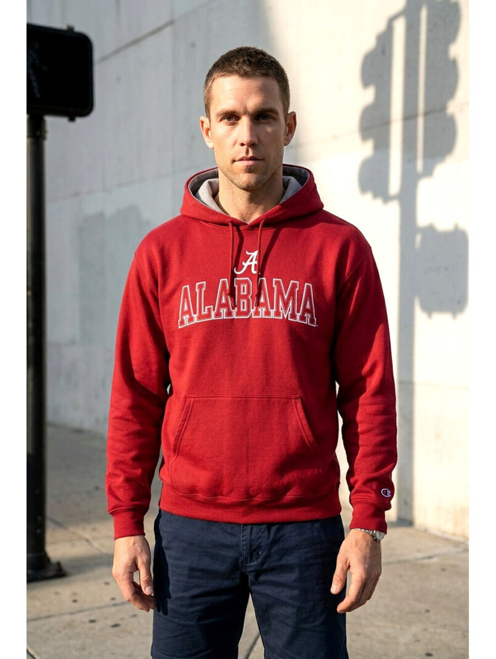 Men's Champion Alabama Crimson Tide Hoodie sz 2XL